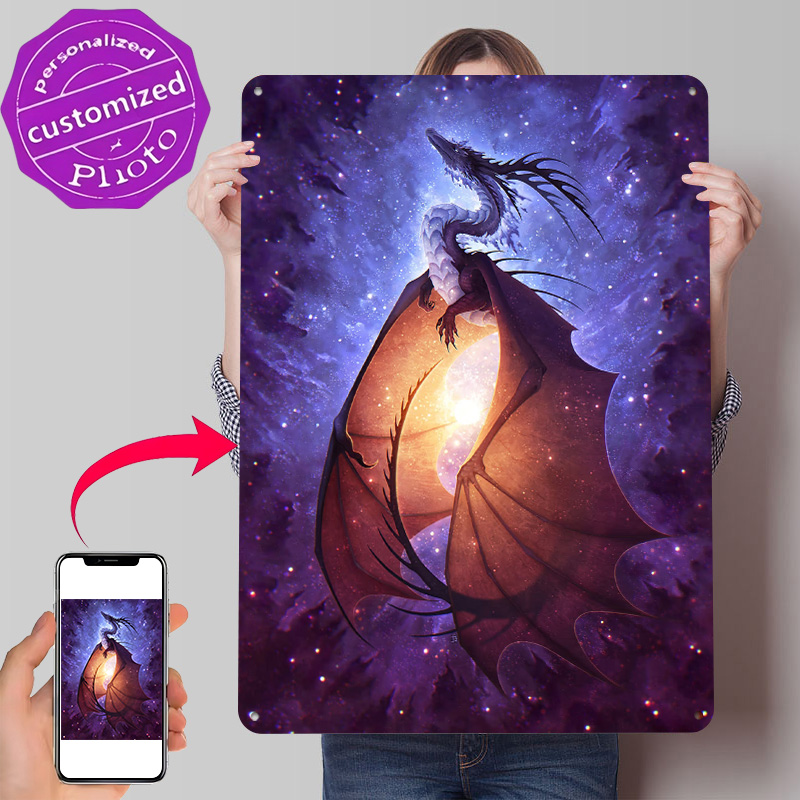 Nova Decor & Lighting Vase - Nova 3D Texture Metal Poster Customized