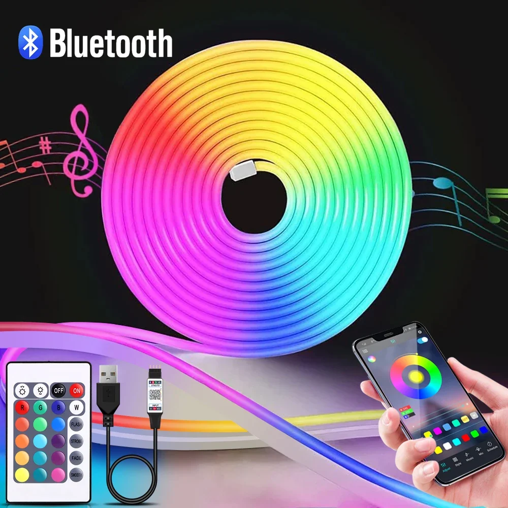 Lighting Design Decor - 1-5m RGB LED Neon Strip Light