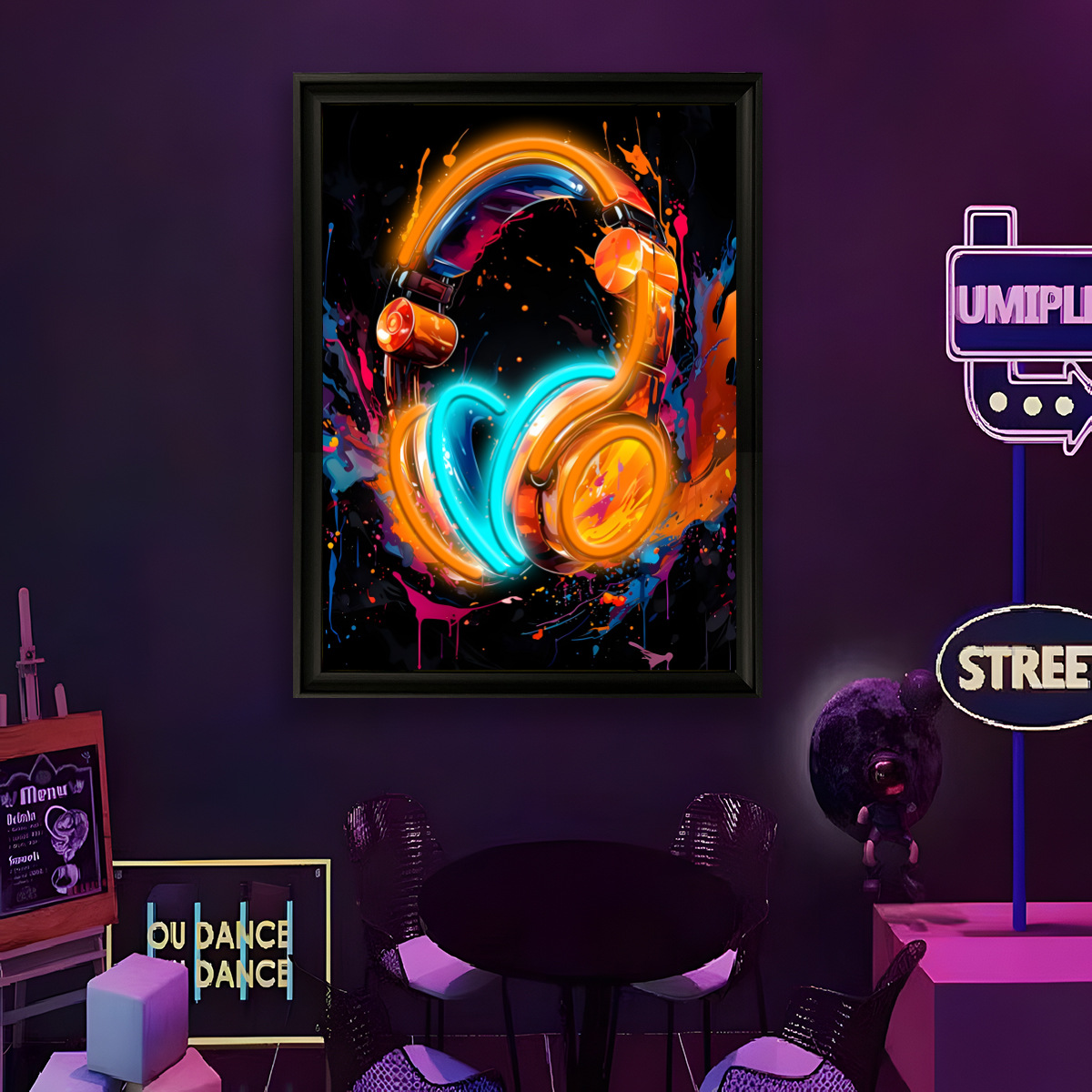 USB Powered LED Neon Light Fun - Lighting Decor Home ulasan dan harga