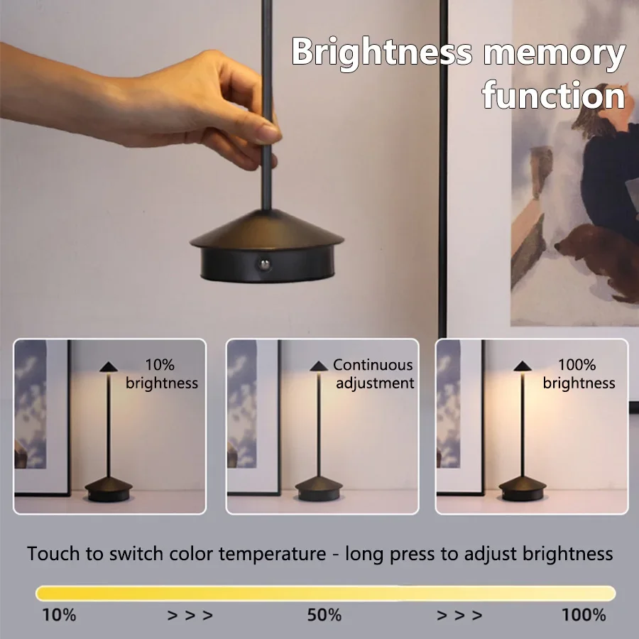 Rechargeable LED Table Lamp To - Colour Changing Bulb ulasan dan harga