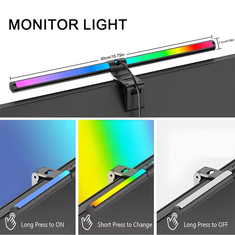 USB Powered LED Monitor Light  - Colour Changing Bulb ulasan dan harga