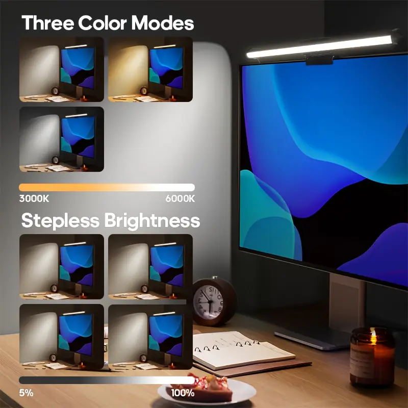 USB Powered LED Monitor Light  - Colour Changing Bulb ulasan dan harga