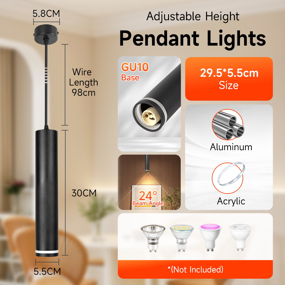 GU10 Led Pendant Light 3 Color - Colour Changing Bulb ulasan dan harga