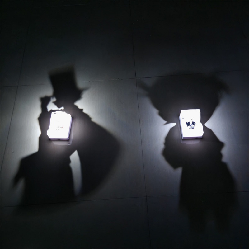 Anime Figure Silhouette Wall L - Lighting Home Decor Items ulasan dan harga