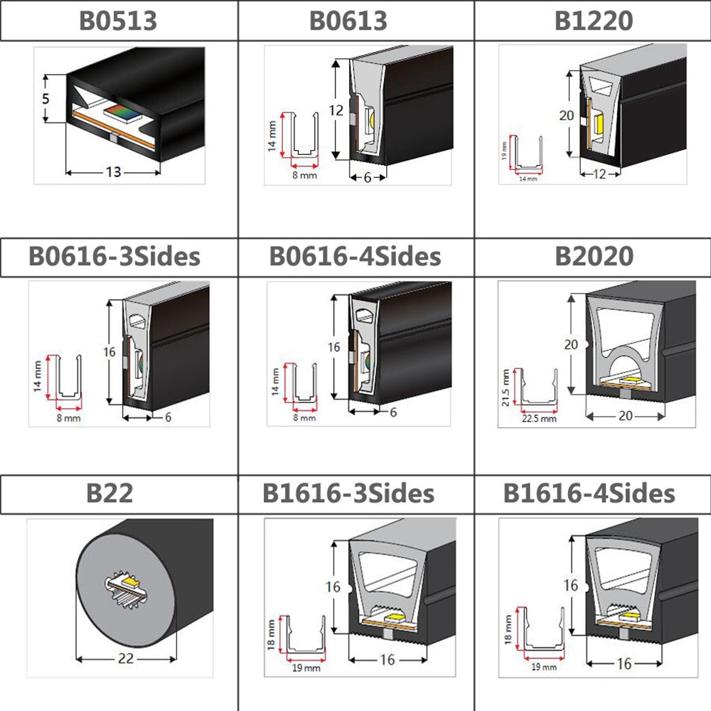 Black Silicone Neon LED Tube I - Lighting Decor And More ulasan dan harga