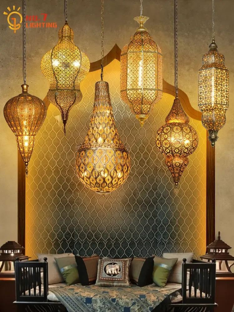 Southeast Asia Moroccan Retro  - Lighting Metal Wall Decor ulasan dan harga