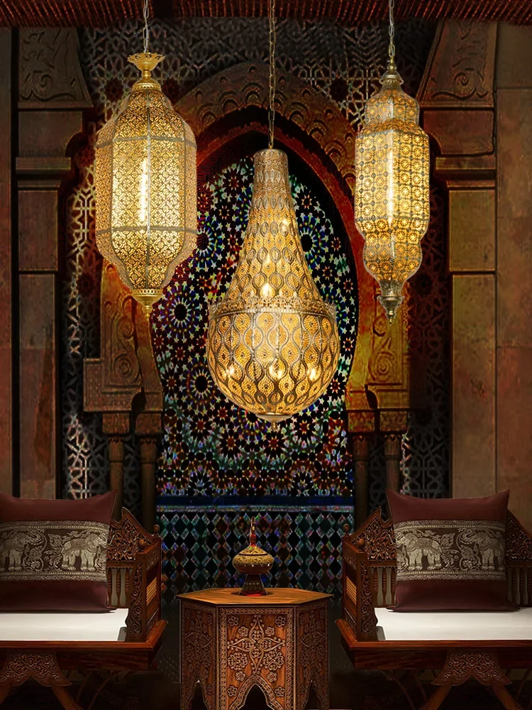Southeast Asia Moroccan Retro  - Lighting Metal Wall Decor ulasan dan harga