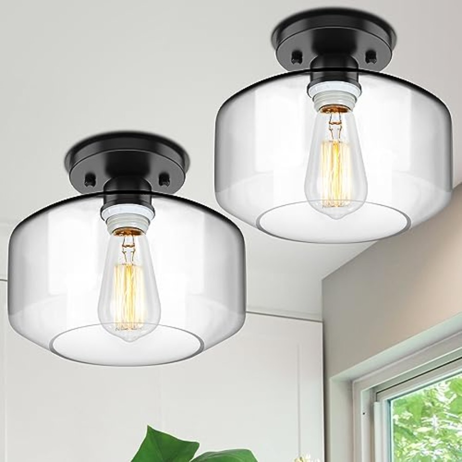 Semi Flush Mount Ceiling Light - Pendant Light Shade ulasan dan harga