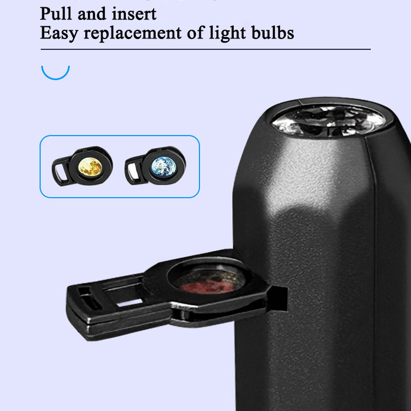 Skull Projection Lamp 1+3 Swit - Lighting Design Decor ulasan dan harga
