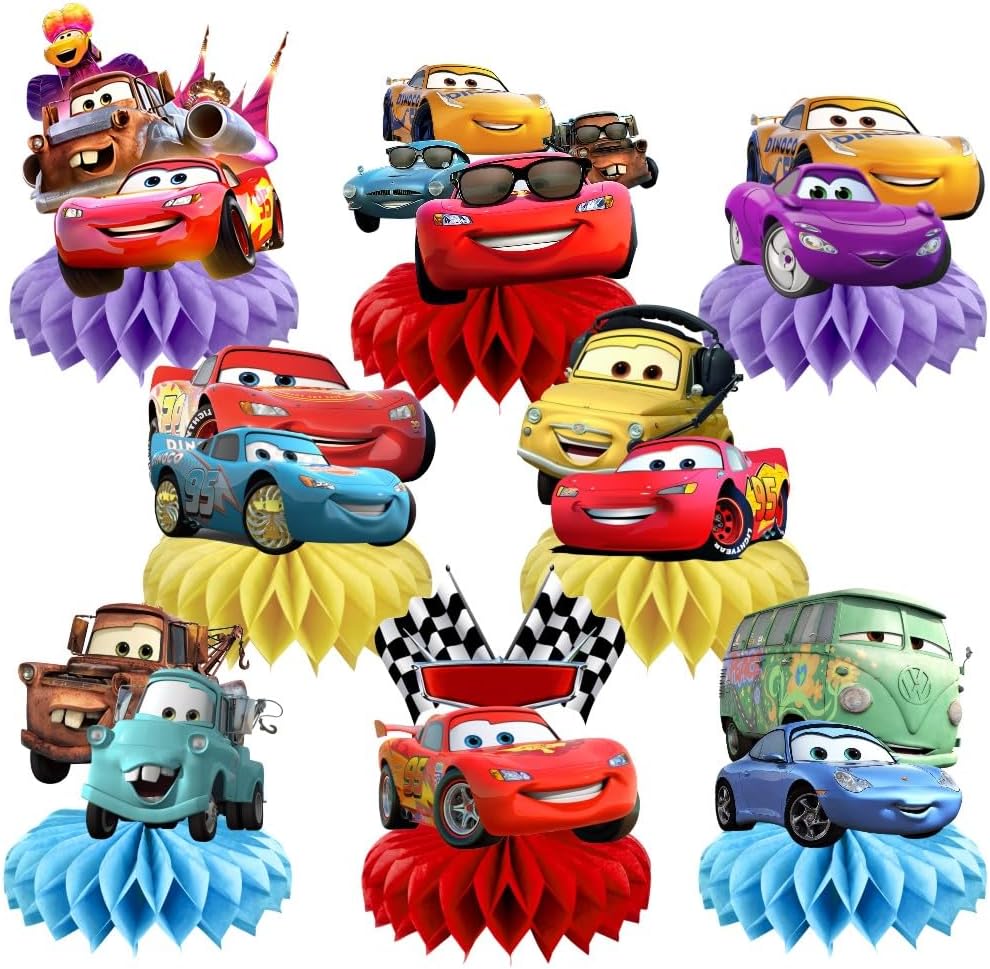 Cars Lightning Honeycomb Cente - Lighting Mcqueen Decor ulasan dan harga