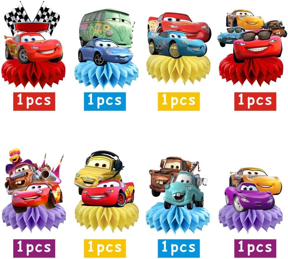 Cars Lightning Honeycomb Cente - Lighting Mcqueen Decor ulasan dan harga