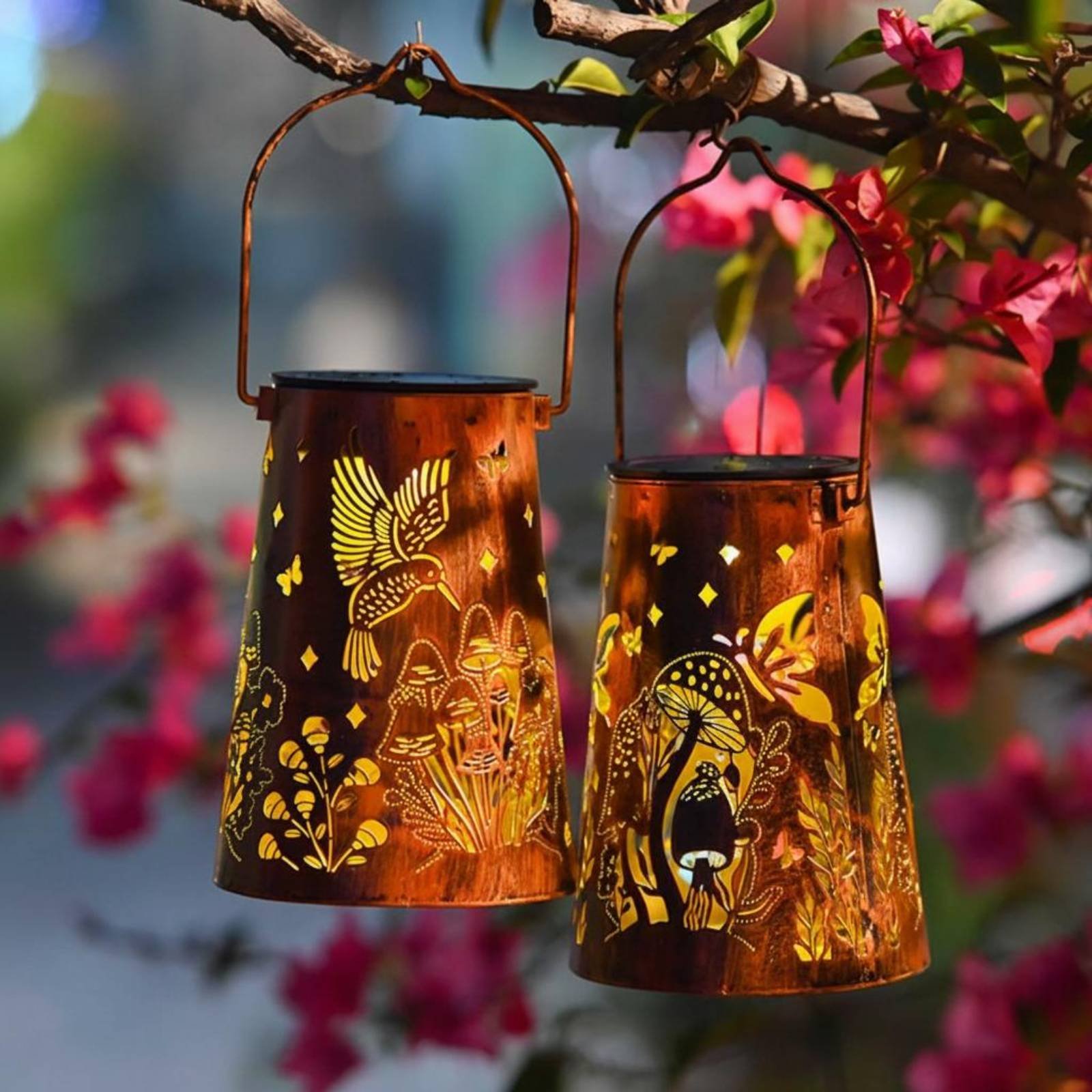 Floral Garden Lantern Pattern  - Lighting Design Decor ulasan dan harga