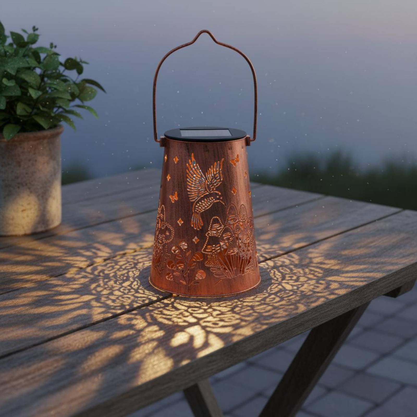 Floral Garden Lantern Pattern  - Lighting Design Decor ulasan dan harga