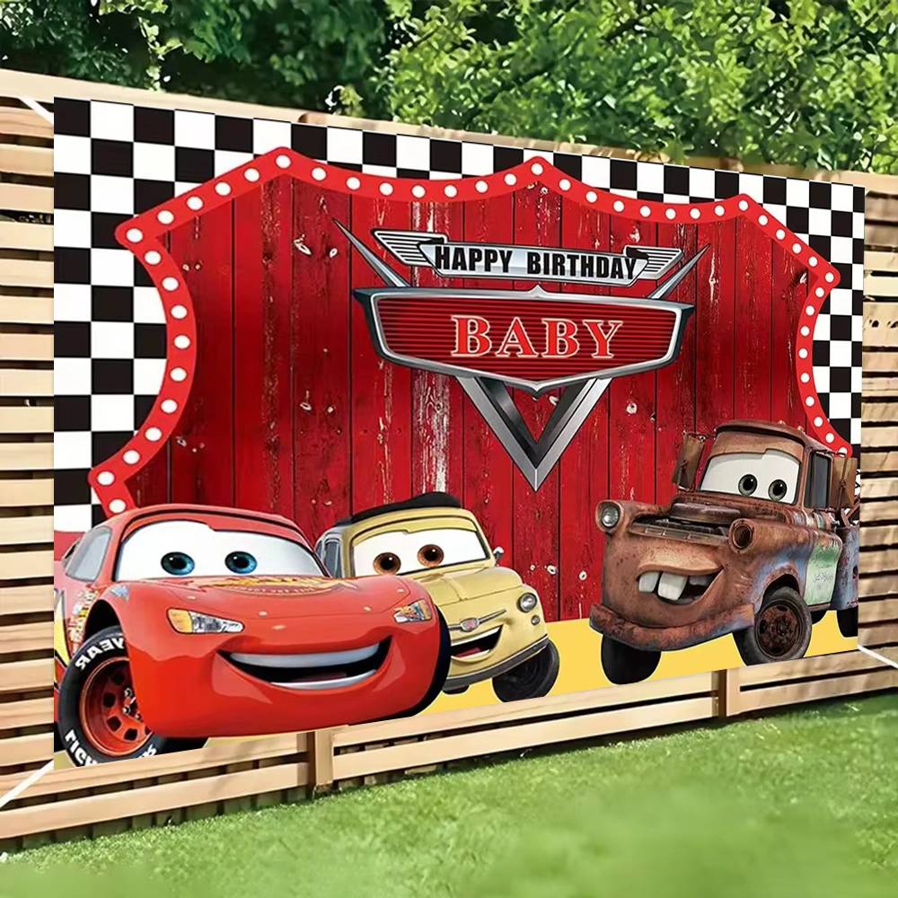 Movie Cars Party Decorations B - Lighting Mcqueen Decor ulasan dan harga