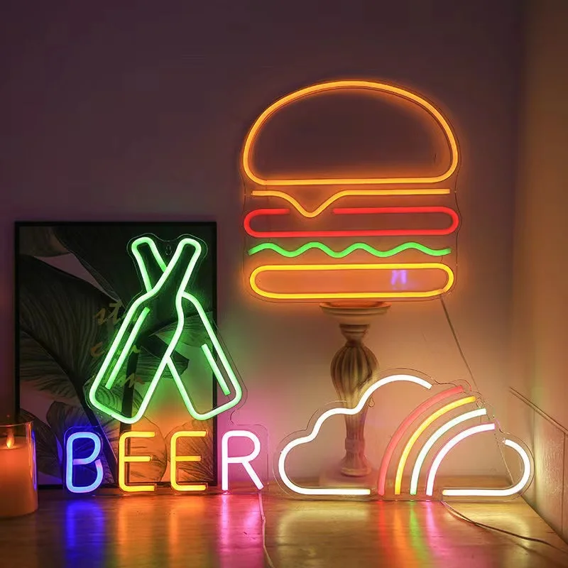 Game Neon Night Light Signs fo - Bedroom Lighting Decor Ideas ulasan dan harga