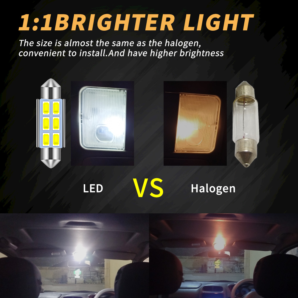 4Pcs C5W Led Car Festoon-31mm  - Colour Changing Bulb ulasan dan harga