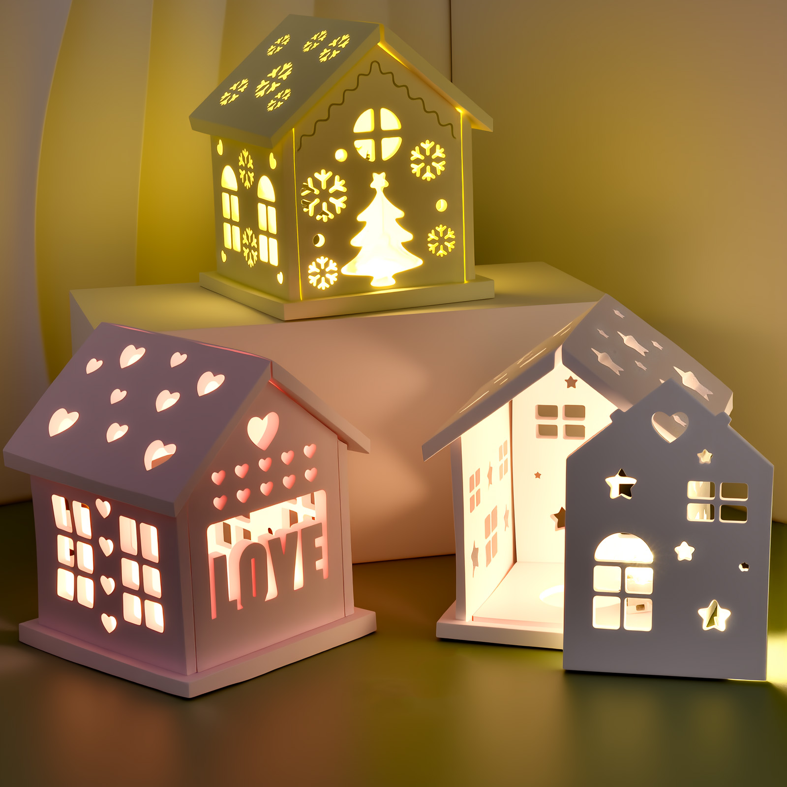 3D House Silicone Mold DIY Chr - Candle Holder Set ulasan dan harga