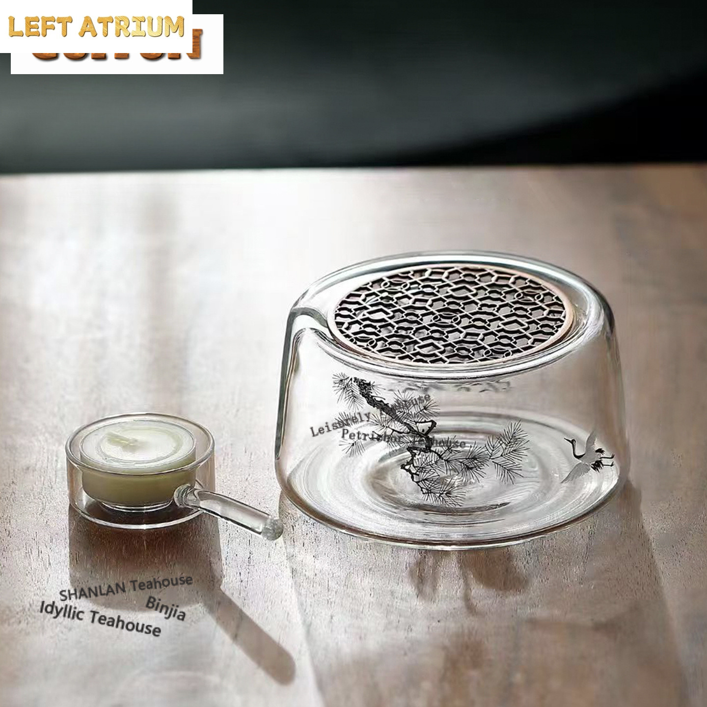 Thickened Heat-resistant Glass - Candle Holder Set ulasan dan harga