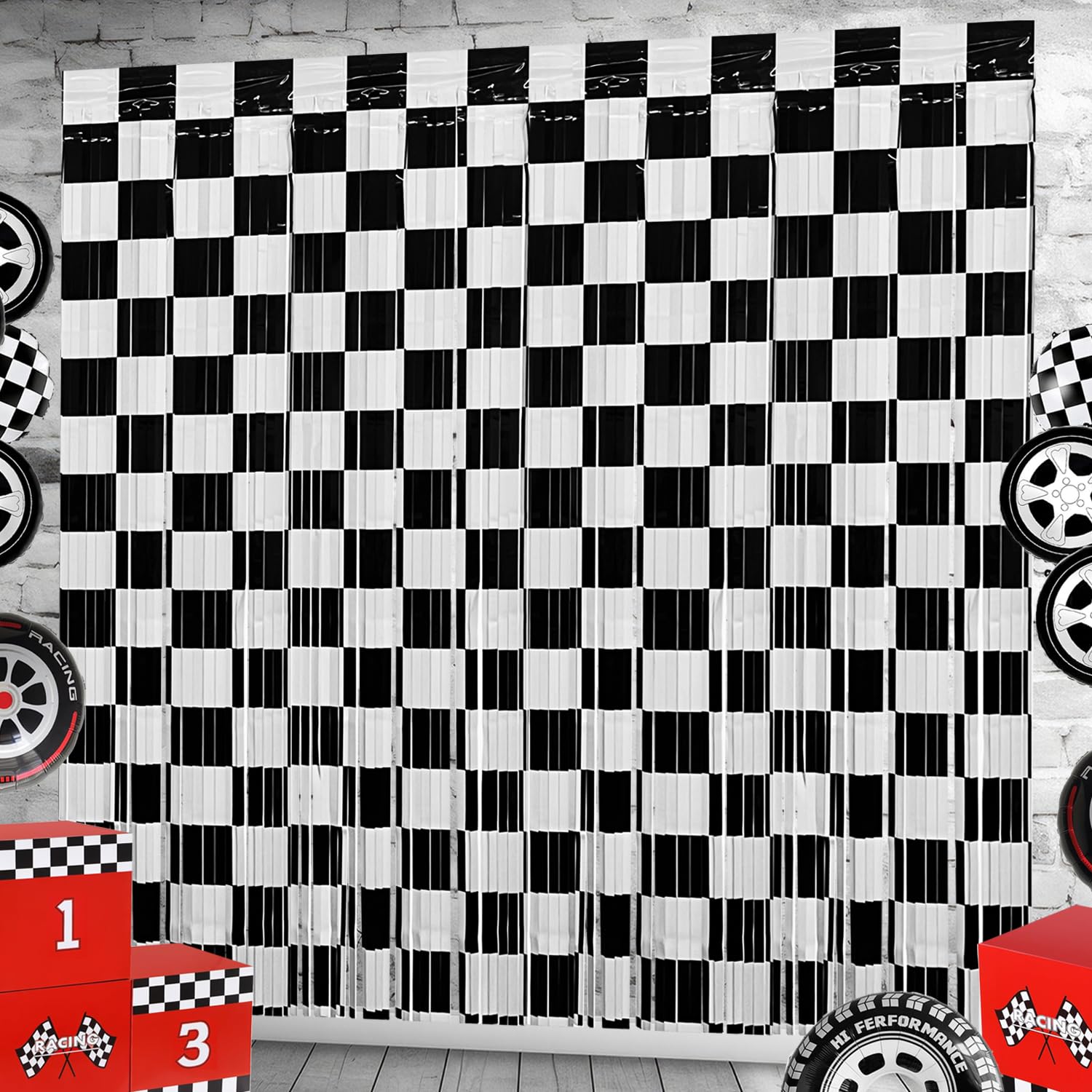 Racing Car Birthday Party Deco - Lighting Mcqueen Decor ulasan dan harga