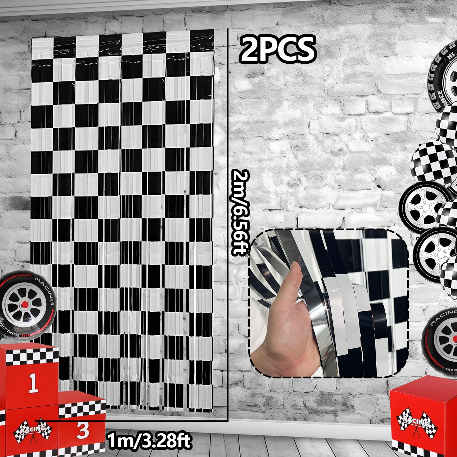 Racing Car Birthday Party Deco - Lighting Mcqueen Decor ulasan dan harga