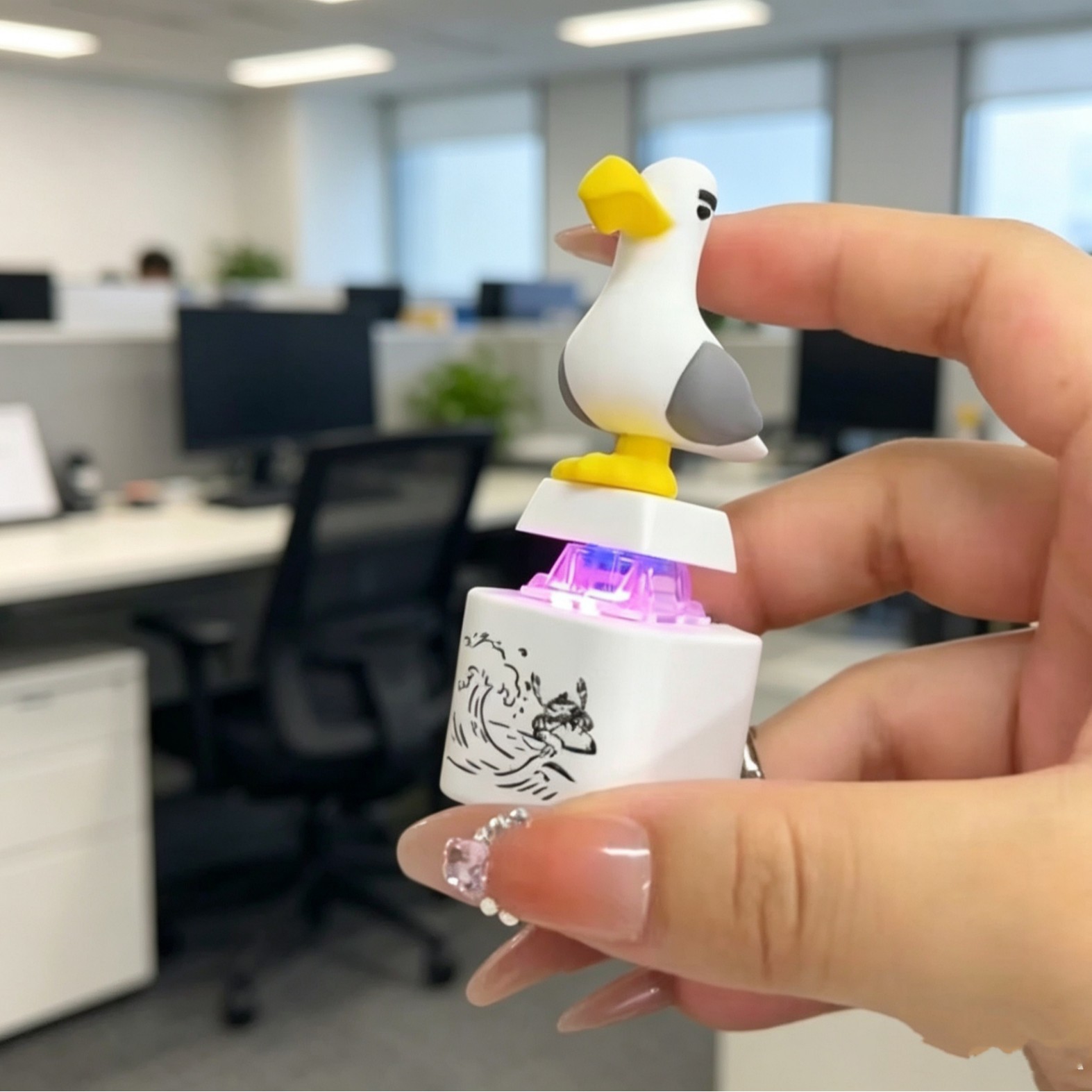 Seagull Bird Fidget Toy Rechar - Pendant Light Shade ulasan dan harga