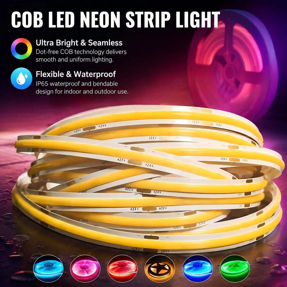 COB LED Strip DC12V/24V 320LED - Lighting Decor And More ulasan dan harga