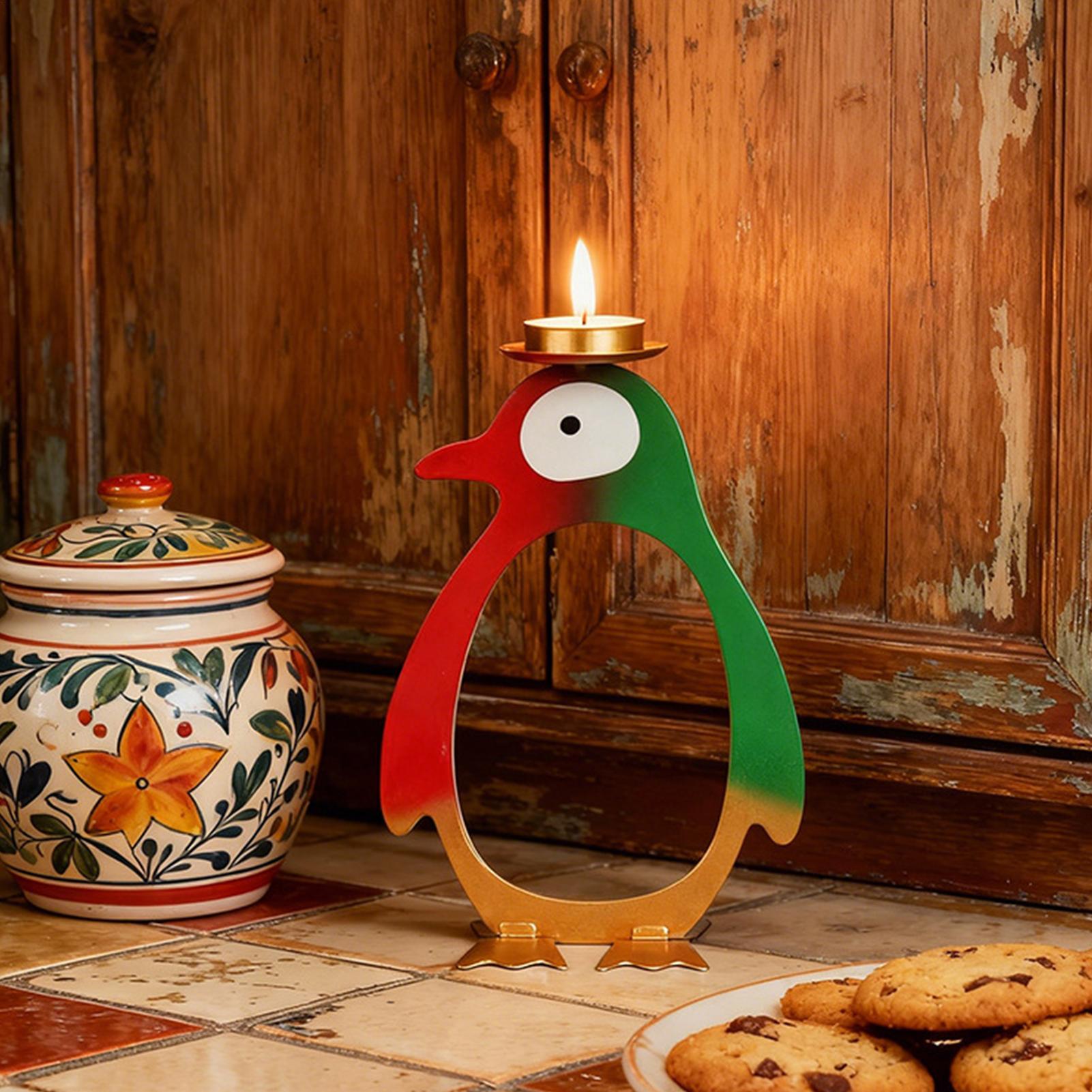 Tea Light Candle Holder Pengui - Lighting Design Decor ulasan dan harga