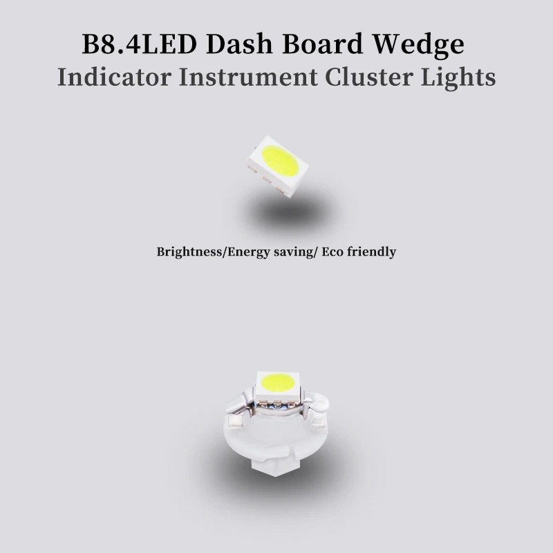 10Pcs 12V 7 Colors B8.4 Brand  - Colour Changing Bulb ulasan dan harga