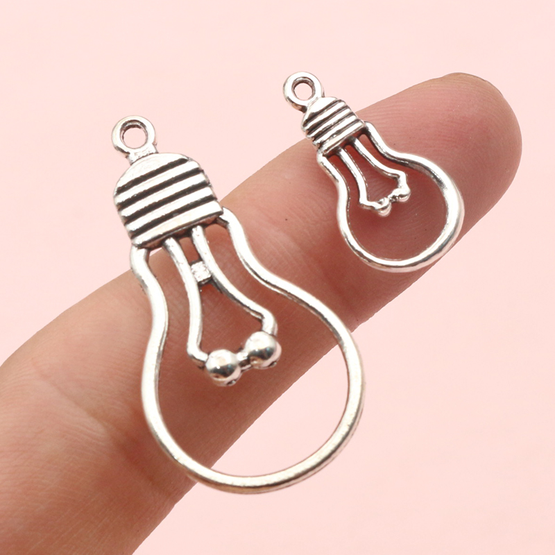 20pcs Light Bulb Charms Pendan - Pendant Light Shade ulasan dan harga