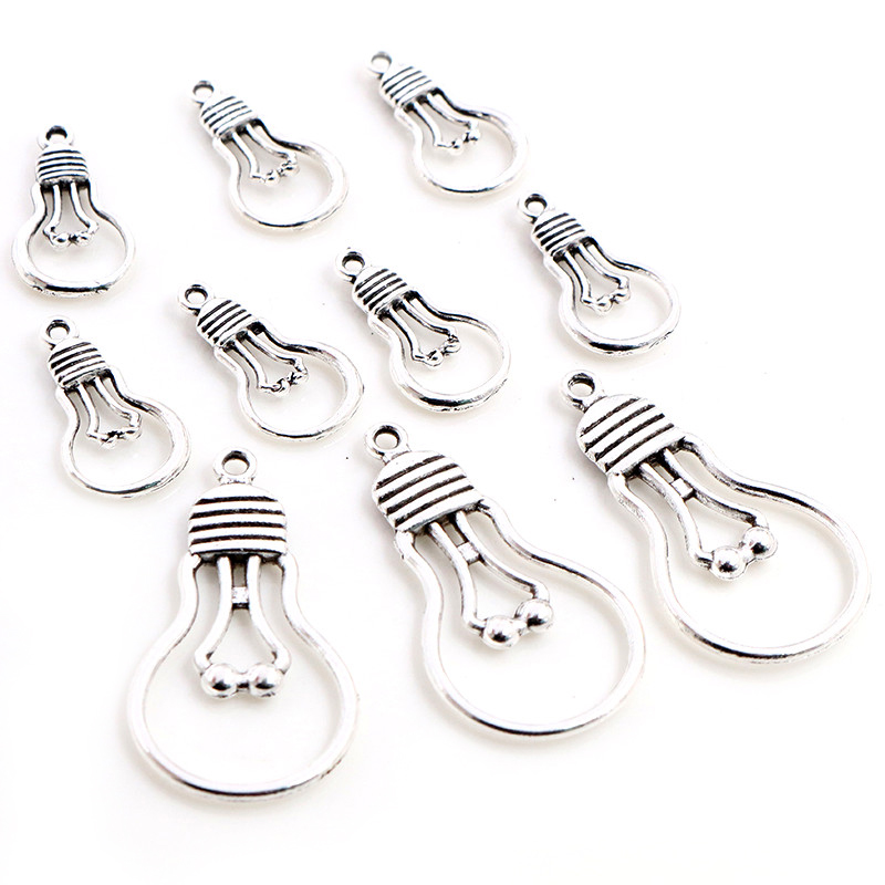 20pcs Light Bulb Charms Pendan - Pendant Light Shade ulasan dan harga