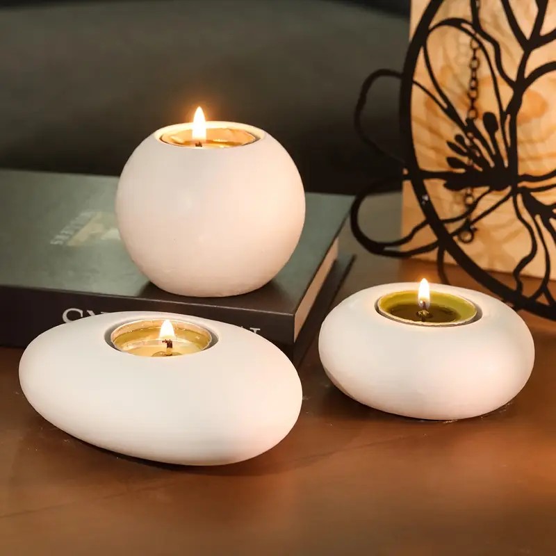 Tealight Candle Holder Resin S - Candle Holder Set ulasan dan harga
