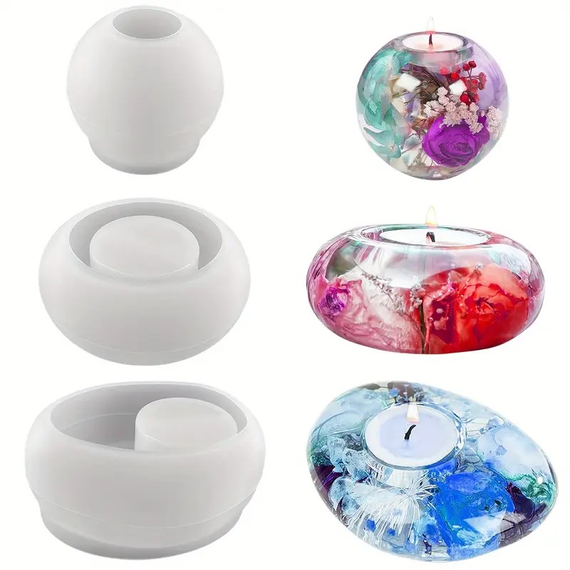 Tealight Candle Holder Resin S - Candle Holder Set ulasan dan harga