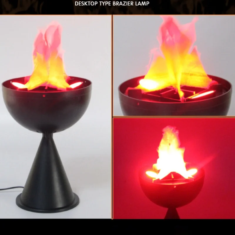 3D Fake Flame Lamp Simulation  - Lighting Design Decor ulasan dan harga