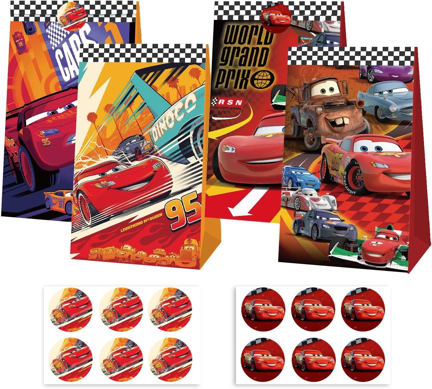 Cute Cars Party Favor Gift Bag - Lighting Mcqueen Decor ulasan dan harga