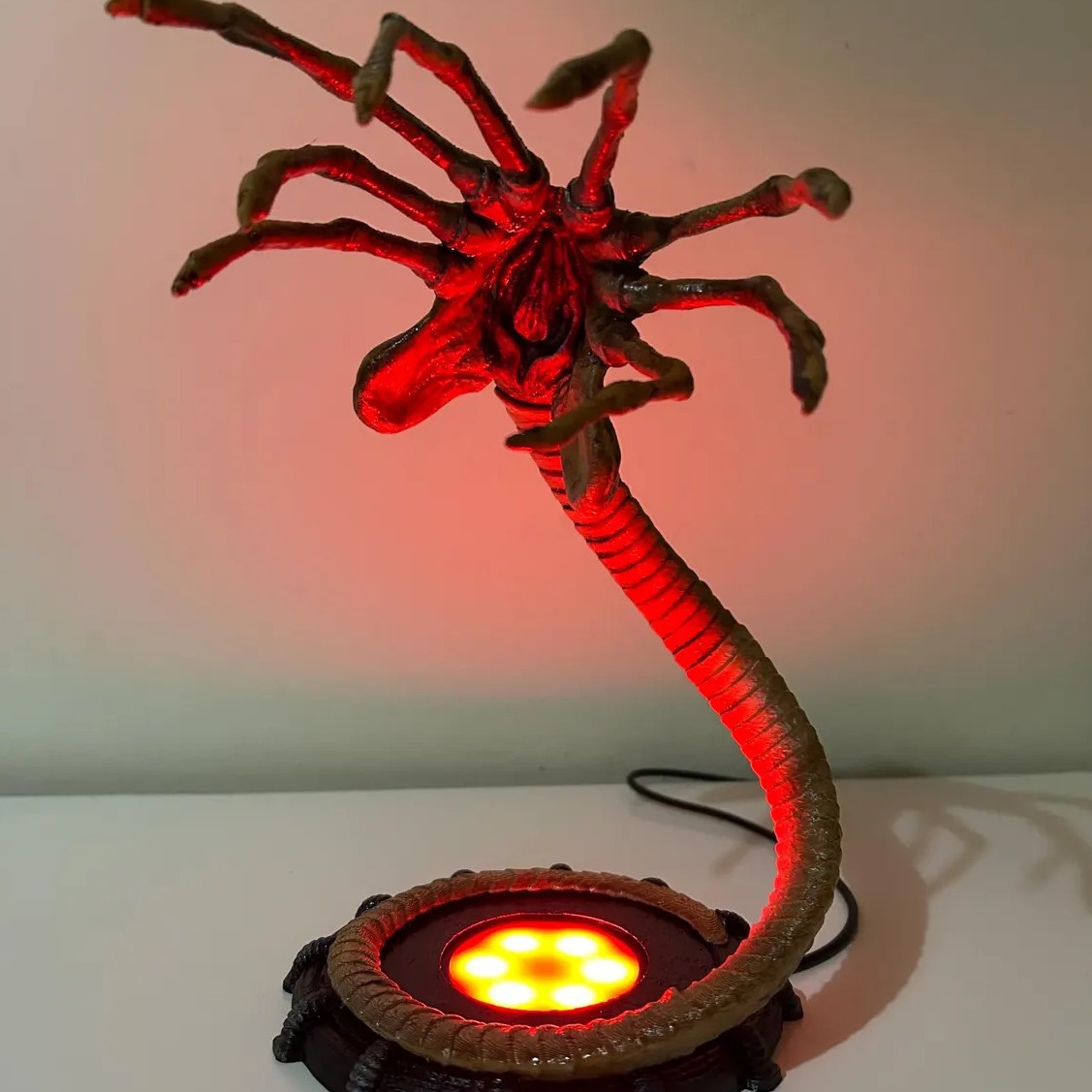 Alien Facehugger Lamp Nightlig - Lighting Decor Home ulasan dan harga
