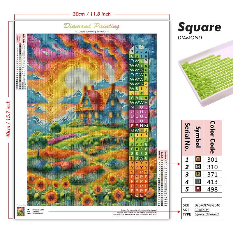 DIY Diamond Painting 2026 Nova - Nova Decor & Lighting Vase ulasan dan harga