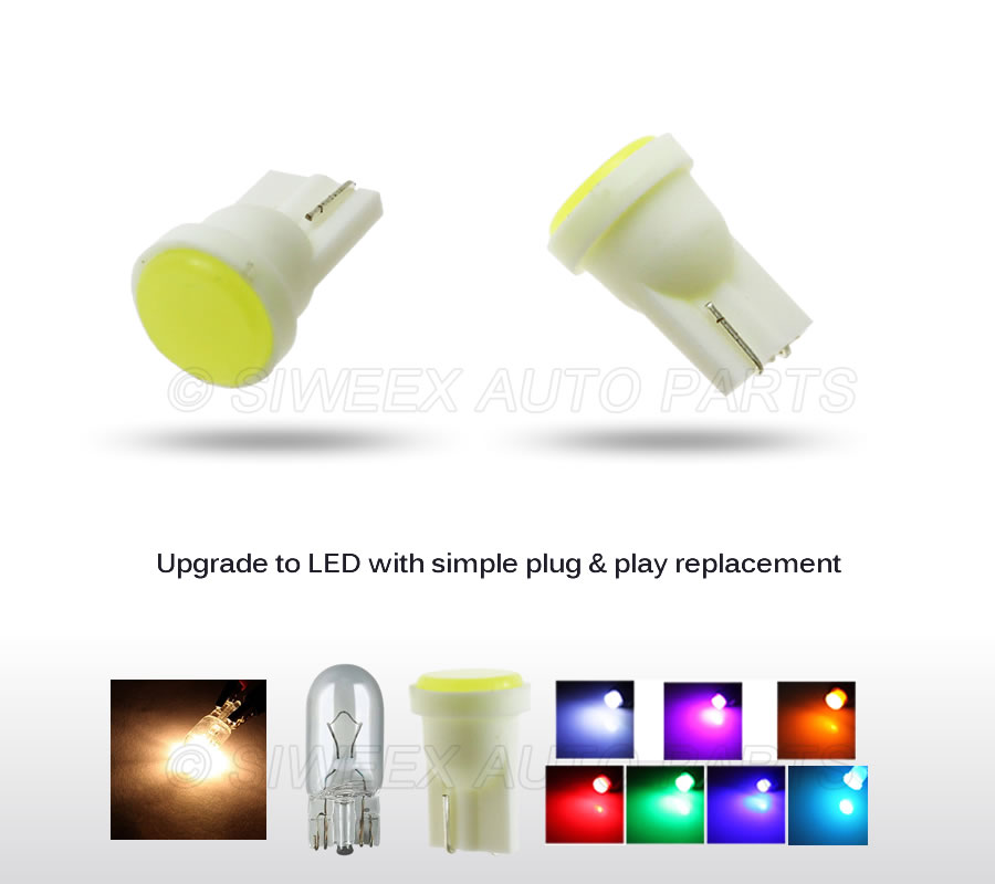 10 Pcs T10 W5W Car Interior LE - Colour Changing Bulb ulasan dan harga