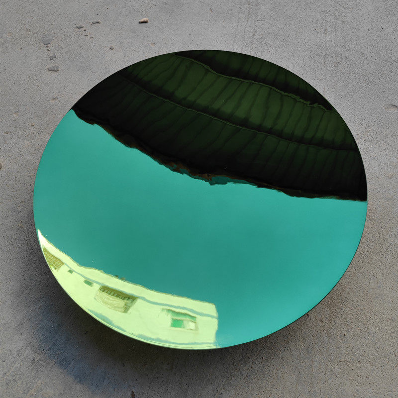 Stainless steel circular paint - Lighting Metal Wall Decor ulasan dan harga