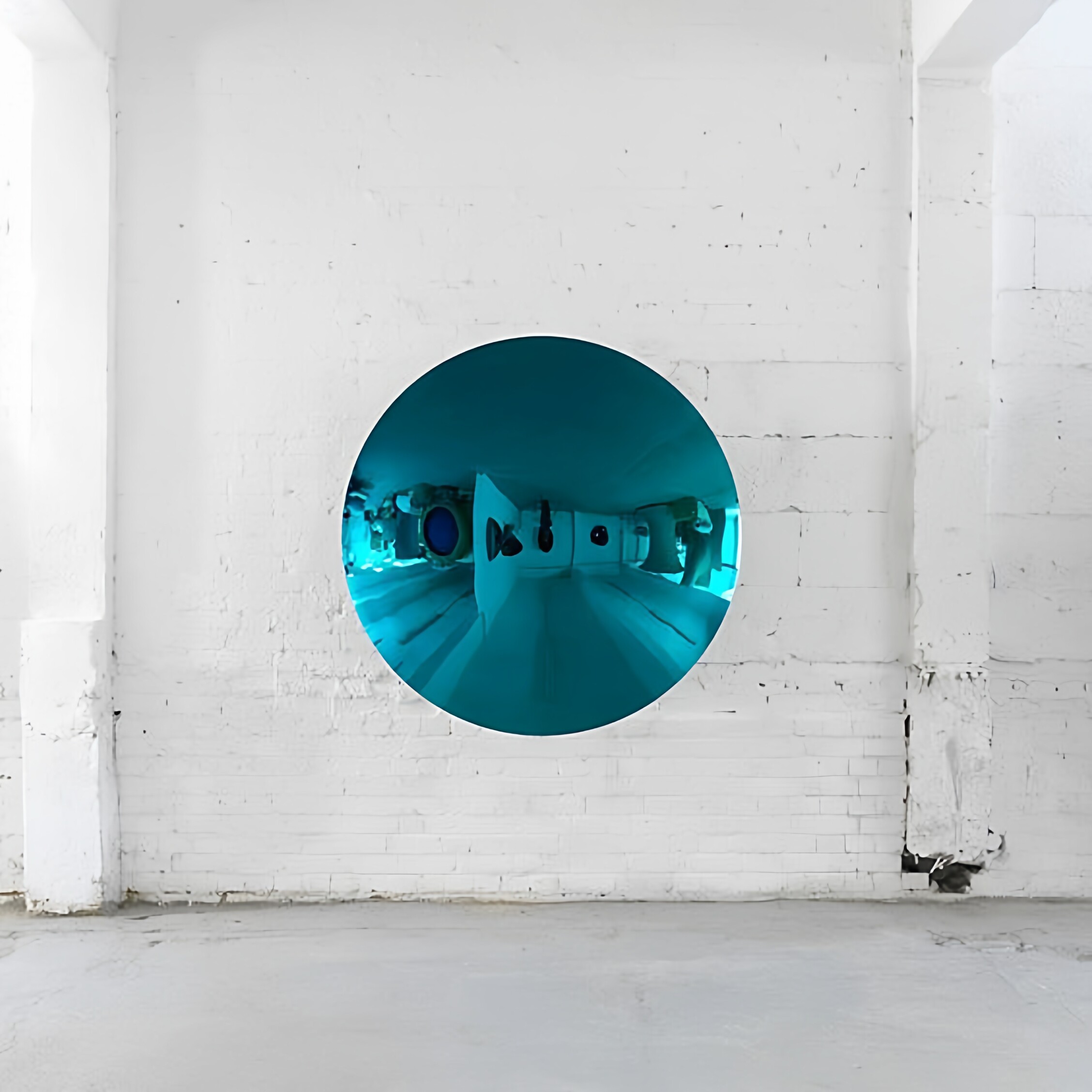 Stainless steel circular paint - Lighting Metal Wall Decor ulasan dan harga