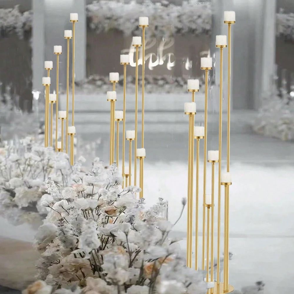 2Pcs 9 Arm Candelabra,Floor Ca - Candle Holder Set ulasan dan harga