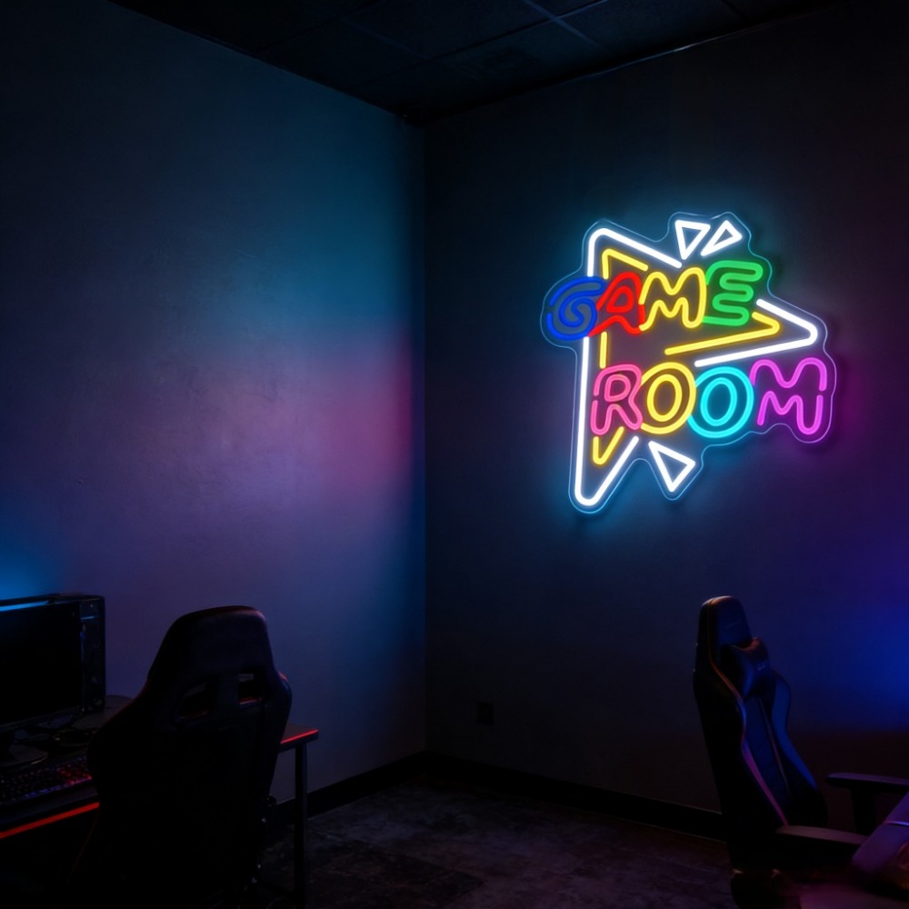 GAME ROOM LED Neon Sign Dimmab - Bedroom Lighting Decor Ideas ulasan dan harga