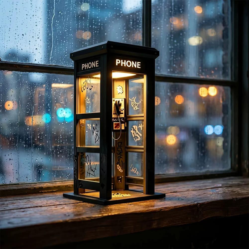 Vintage London Telephone Booth - Lighting Decor Home ulasan dan harga