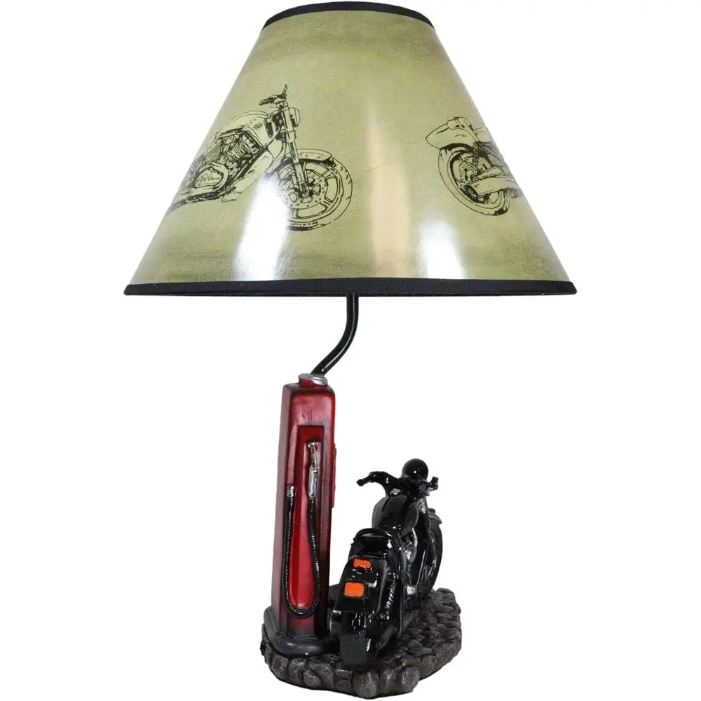 Vintage Retro Black Motorcycle - Lighting Decor Home ulasan dan harga