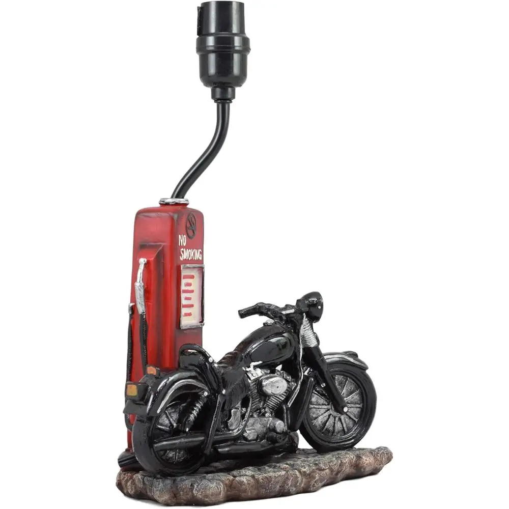Vintage Retro Black Motorcycle - Lighting Decor Home ulasan dan harga