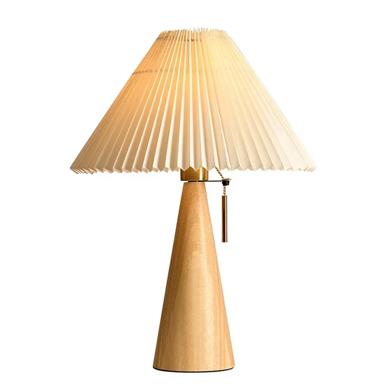 Retro Pleated Table Lamp Nordi - Lighting Decor Home ulasan dan harga