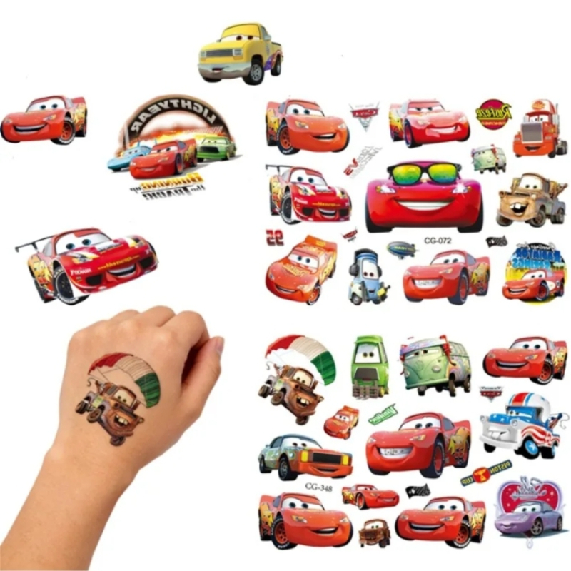 Disney Cars Kids Temporary Tat - Lighting Mcqueen Decor ulasan dan harga
