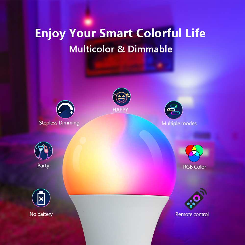 16 Colors RGB Bulb LED Multico - Colour Changing Bulb ulasan dan harga