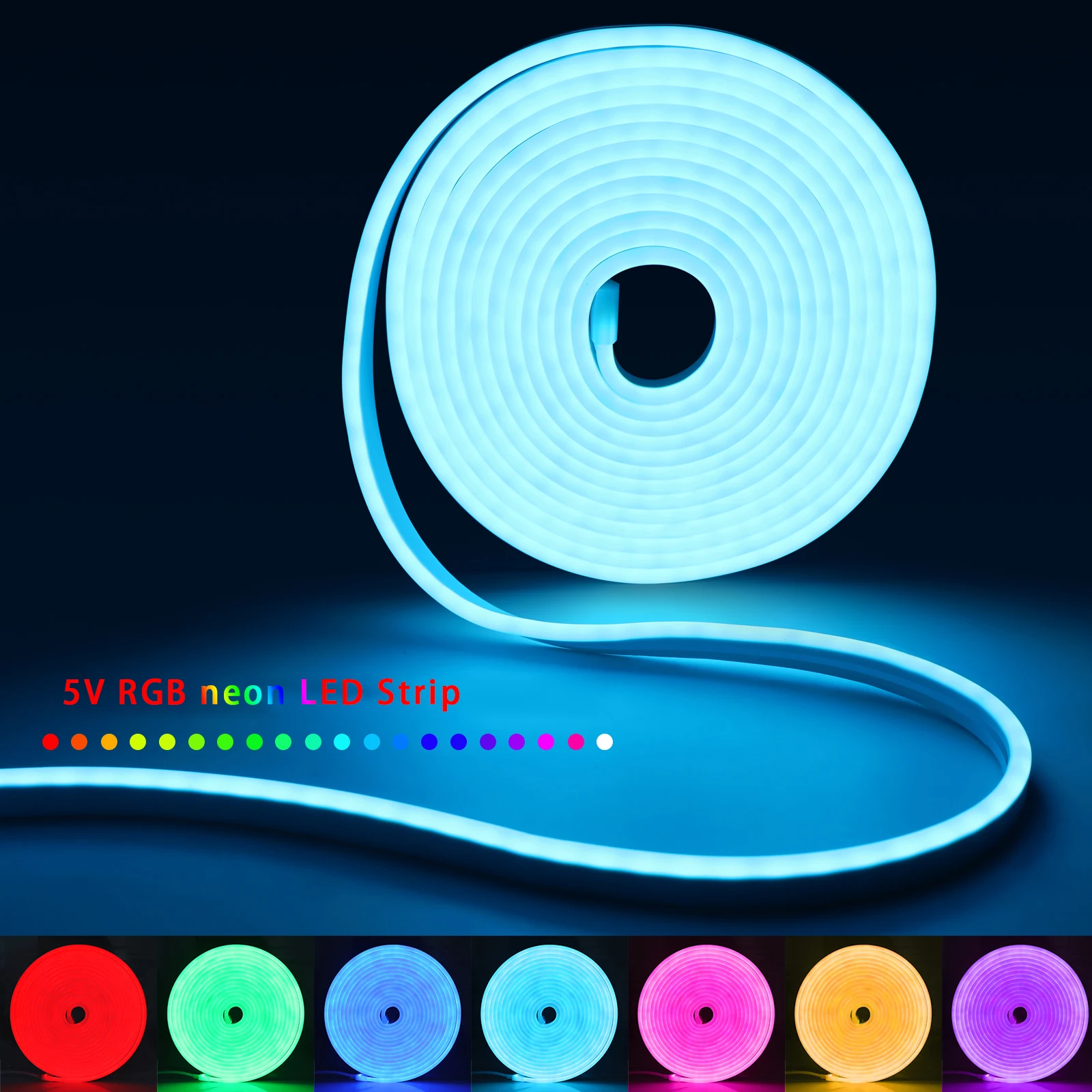 1-5m RGB LED Neon Strip Light  - Lighting Design Decor ulasan dan harga