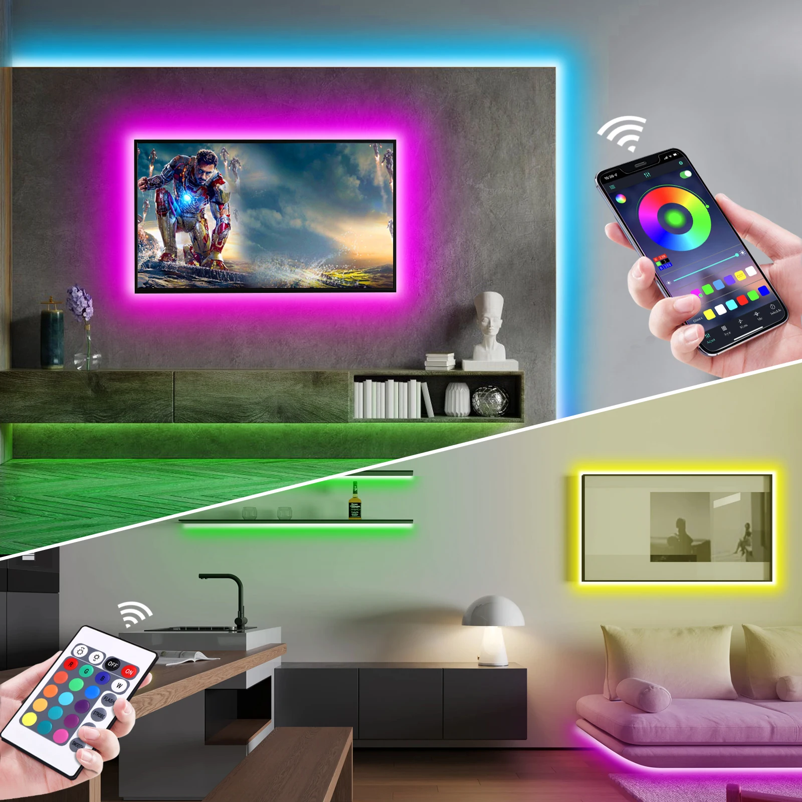 1-5m RGB LED Neon Strip Light  - Lighting Design Decor ulasan dan harga